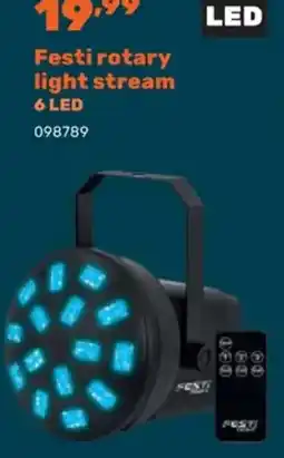 Happyland Festi rotary light stream 6 led aanbieding