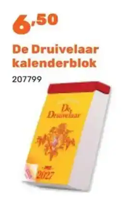 Happyland De Druivelaar kalenderblok aanbieding