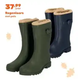 Happyland Regenlaars met pels aanbieding