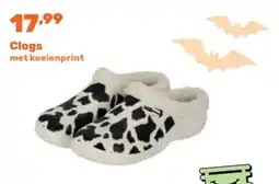 Happyland Clogs met koeienprint aanbieding