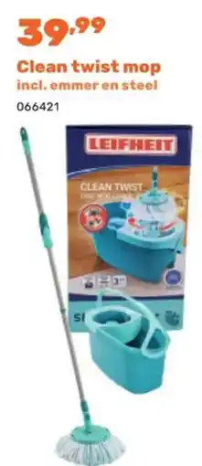 Happyland Clean twist mop aanbieding