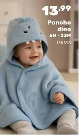 Happyland Poncho dino aanbieding