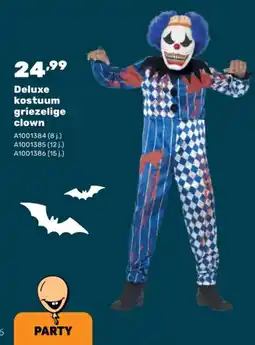 Happyland Deluxe kostuum griezelige clown aanbieding
