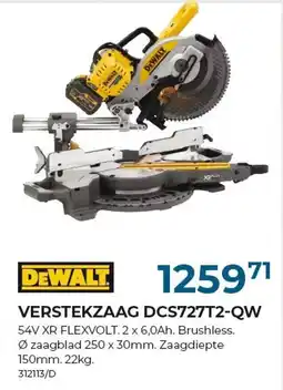 Meno Pro Verstekzaag dcs727t2-qw aanbieding