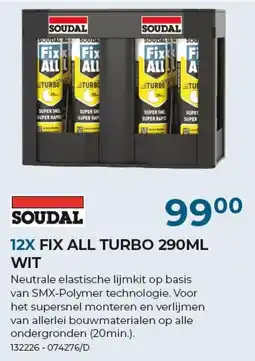 Meno Pro 12x fix all turbo 290ml wit aanbieding