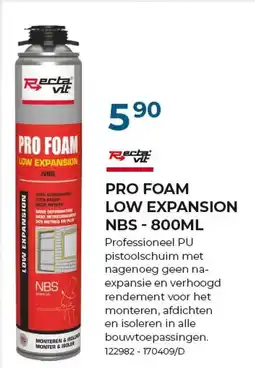 Meno Pro Pro foam low expansion nbs aanbieding