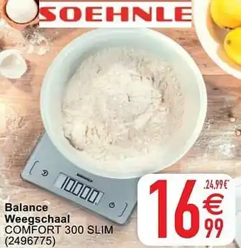 Balance weegschaal comfort 300 slim