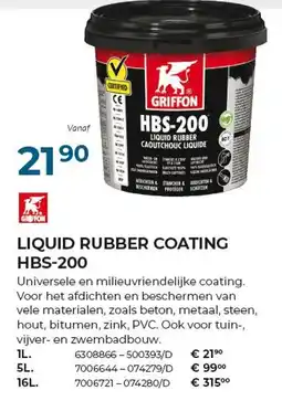 Meno Pro liquid rubber coating hbs-200 aanbieding