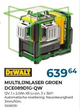 Meno Pro Multilijnlaser groen aanbieding