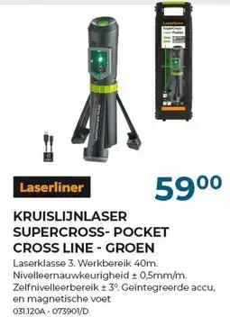 Meno Pro Kruislijnlaser supercross-pocket cross line aanbieding