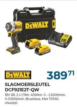 Meno Pro Slagmoersleutel dcf921e2t-qw aanbieding
