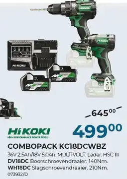 Meno Pro Combopack kc18dcwbz aanbieding