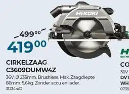 Meno Pro Cirkelzaag c3609dumw4z aanbieding