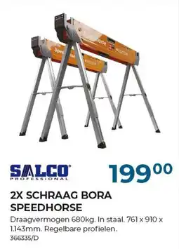 Meno Pro 2x schraag bora speedhorse aanbieding