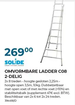 Meno Pro Omvormbare ladder c08 2-delig aanbieding