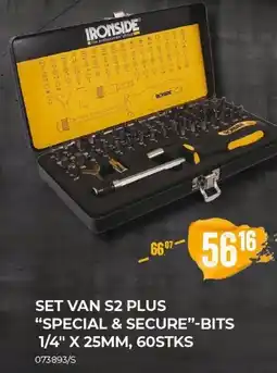 Meno Pro Set van S2 plus special & secure-bits aanbieding