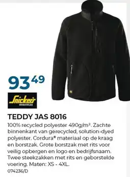 Meno Pro Teddy jas 8016 aanbieding