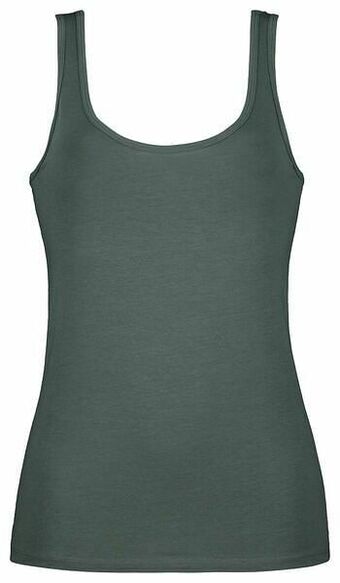 HEMA HEMA Dameshemd Katoen Stretch Donkergroen (donkergroen) aanbieding