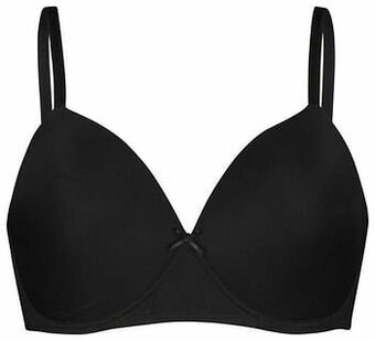 HEMA HEMA Voorgevormde Bh Zonder Beugel Recycled/micro Zwart (zwart) aanbieding