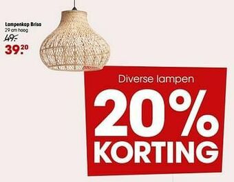 Kwantum Lampenkap brisa aanbieding