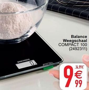 Cora Balance weegschaal compact 100 aanbieding