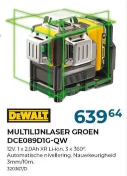 Meno Multilijnlaser groen aanbieding