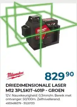 Meno Driedimensionale laser m12 3plskit-401p aanbieding