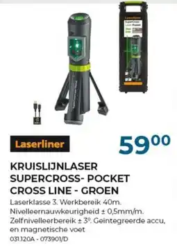 Meno Kruislijnlaser supercross-pocket cross line aanbieding