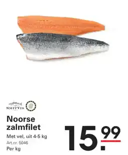 Sligro Noorse zalmfilet aanbieding