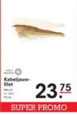 Sligro Kabeljauw-filet aanbieding
