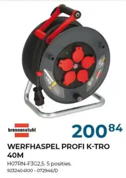 Meno werfhaspel profi k-tro aanbieding