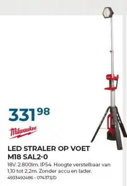 Meno led straler op voet m18 sal2-0 aanbieding