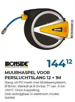 Meno Muurhaspel voor persluchtslang 12 aanbieding