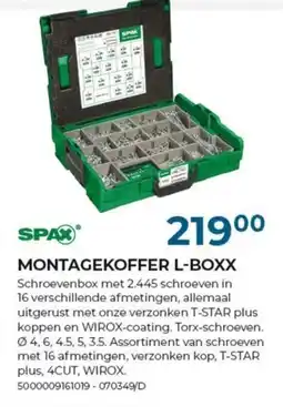 Meno Montagekoffer l-boxx aanbieding