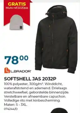 Meno Softshell jas 2032p aanbieding