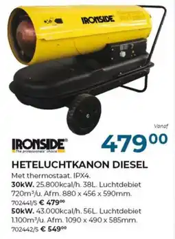 Meno heteluchtkanon diesel aanbieding