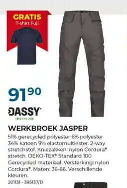 Meno werkbroek jasper aanbieding