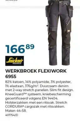 Meno Werkbroek flexiwork aanbieding