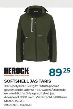 Meno Softshell jas taris aanbieding