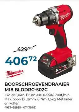 Meno boorschroevendraaier m18 blddrc-502c aanbieding