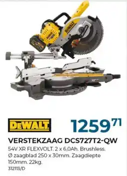 Meno Verstekzaag dcs727t2-qw aanbieding