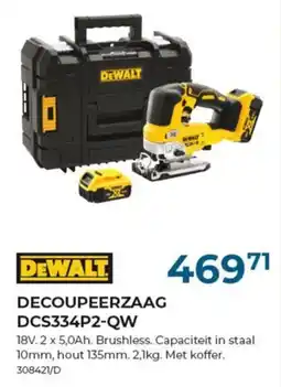 Meno Decoupeerzaag dewalt aanbieding