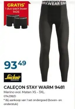 Meno Caleçon stay warm 9481 aanbieding