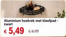 NH Market Aluminium hoekrek met kleefpad aanbieding