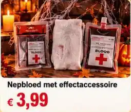 NH Market Nepbloed met effectaccessoire aanbieding