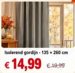 NH Market Isolerend gordijn aanbieding