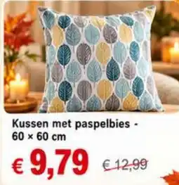 NH Market Kussen met paspelbies aanbieding