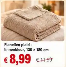 NH Market Flanellen plaid aanbieding