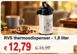 NH Market RVS thermosdispenser aanbieding