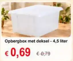 NH Market Opbergbox met deksel aanbieding